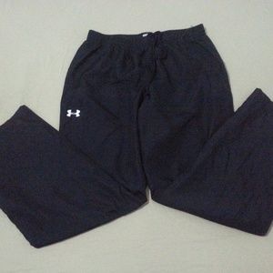 Mens Under Armour Pants XL Black Athletic Gym Work