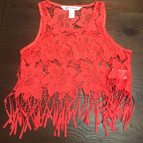 H&M Tops - H&M Coachella Crop Top