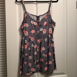 Beautiful Flowery Tank Top