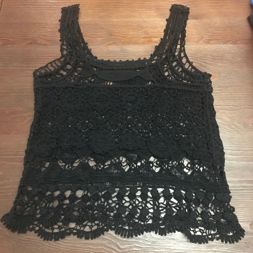 Forever 21 Lace Crop Top