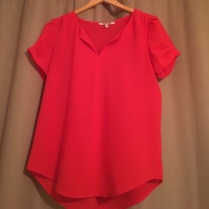 Orange/red Daniel Rainn blouse size small