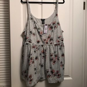 Rope braid flower tank top!