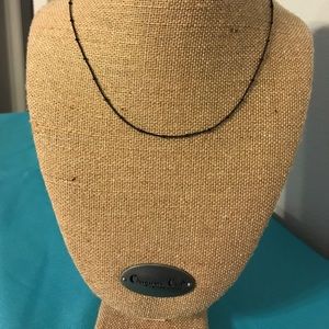 Origami owl black ball station chain