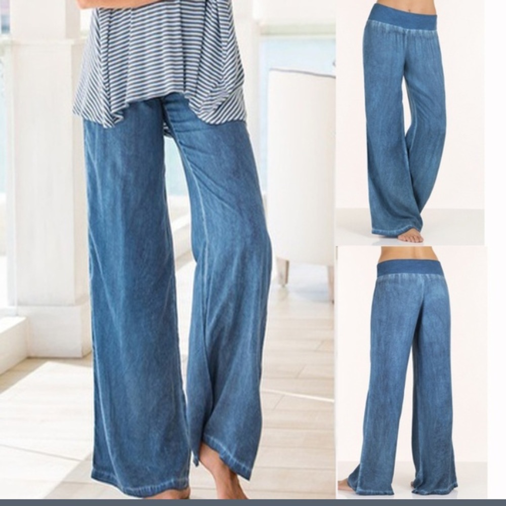 Lightweight Light Blue Denim Pants