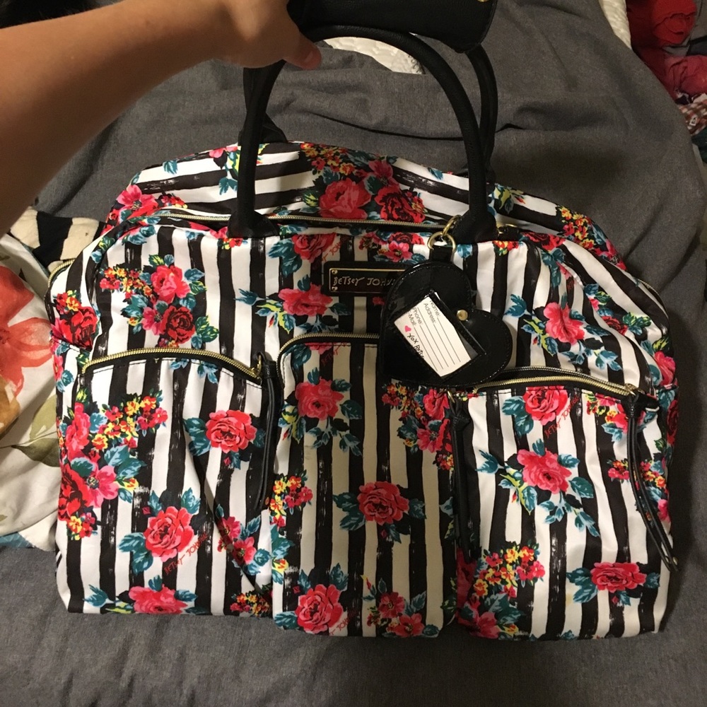 Betsey Johnson weekend duffel