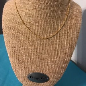 Origami owl gold ball station chain