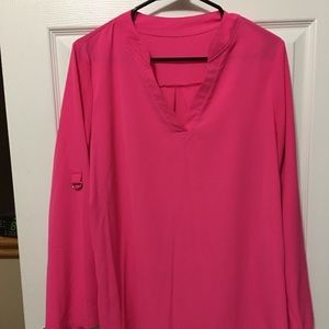 Hot pink shirt