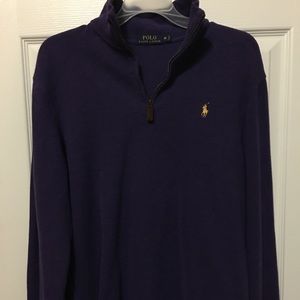 Purple Ralph Lauren 1/2 zip