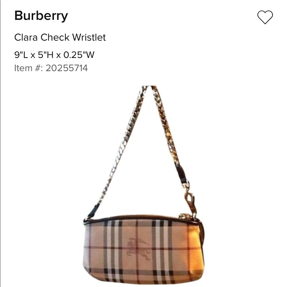 TRADE Authentic Burberry Wrislet Trade Value- 500