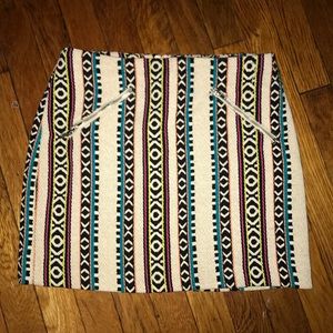 H&M Patterned Mini Skirt - NWT