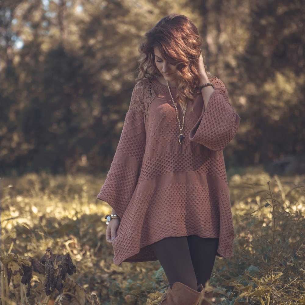 Knit sweater tunic!