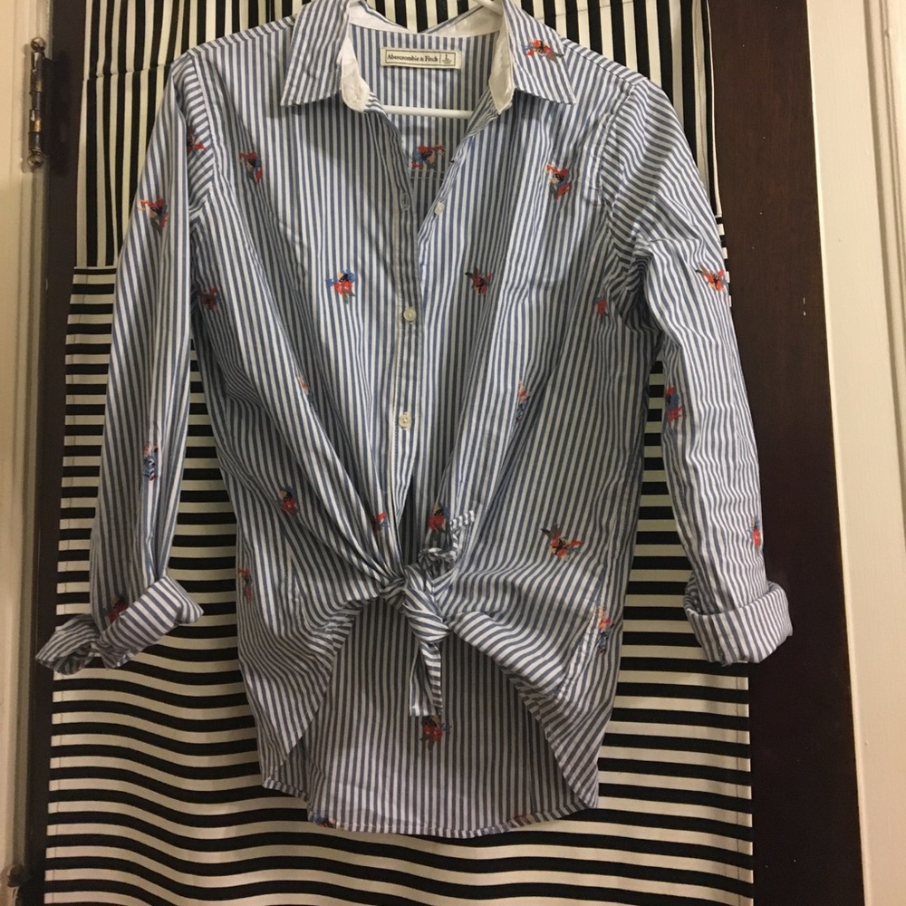 Embroidered shirt.