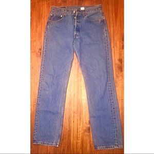 Levi's 501 Button Up 31 Waist Worn In Jeans