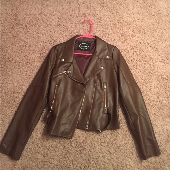 Love Tree Faux Leather Jacket - Picture 1 of 1