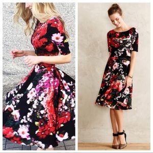 Anthropologie floral dress