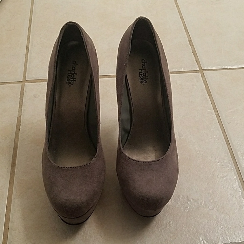 Gray High Heels