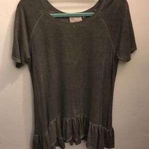 Dantelle Short Sleeved Ruffled Shirt