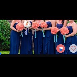 Navy bridesmaid dress