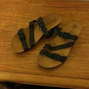 Lola sabbia Sandals cork sole