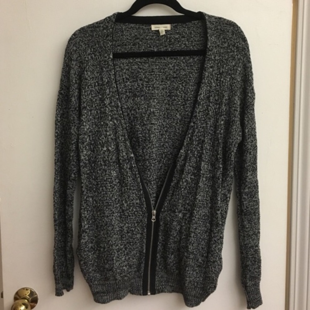 silence + noise zipup cardigan🍂