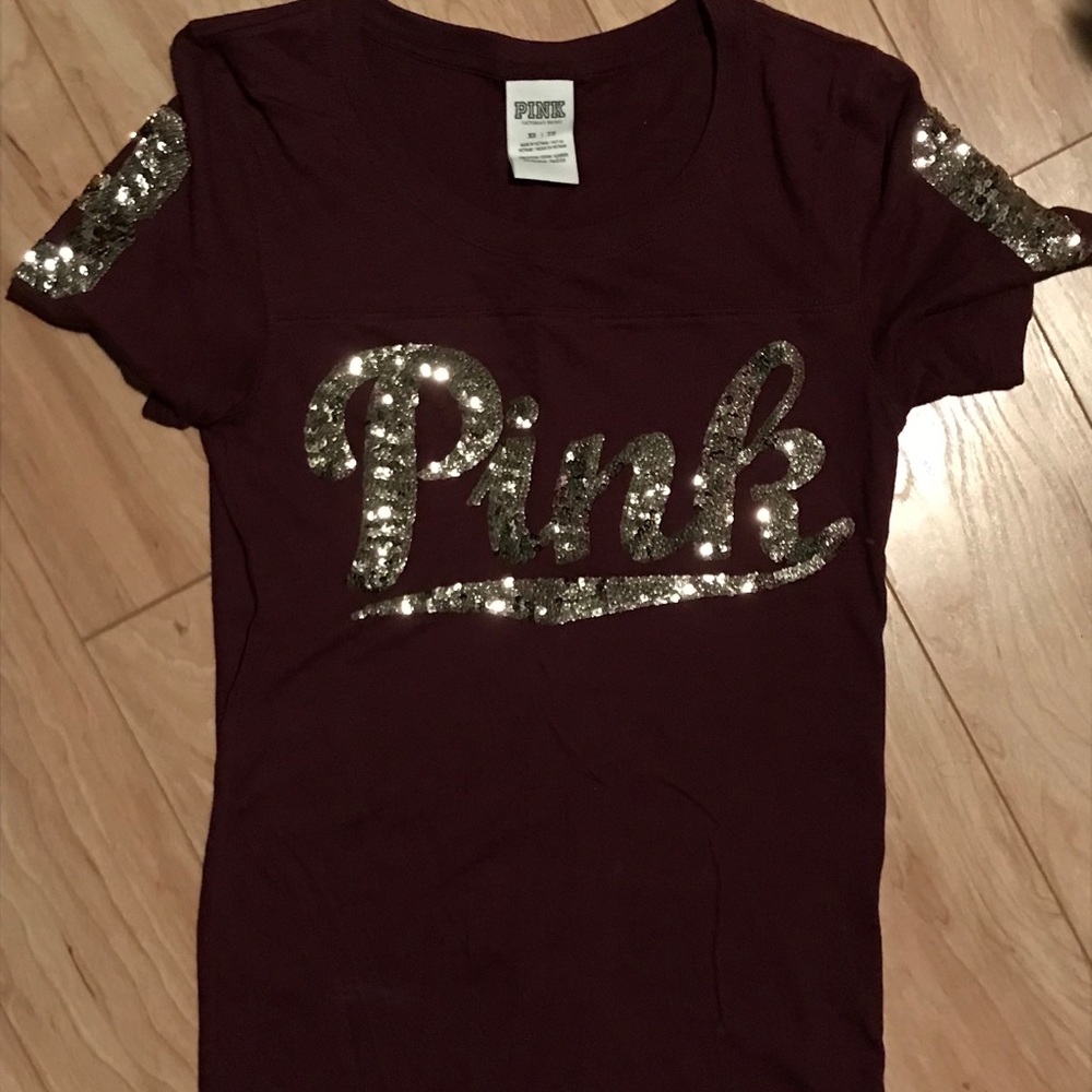 Victoria’s Secret pink T-shirt