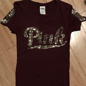 Victoria’s Secret pink T-shirt