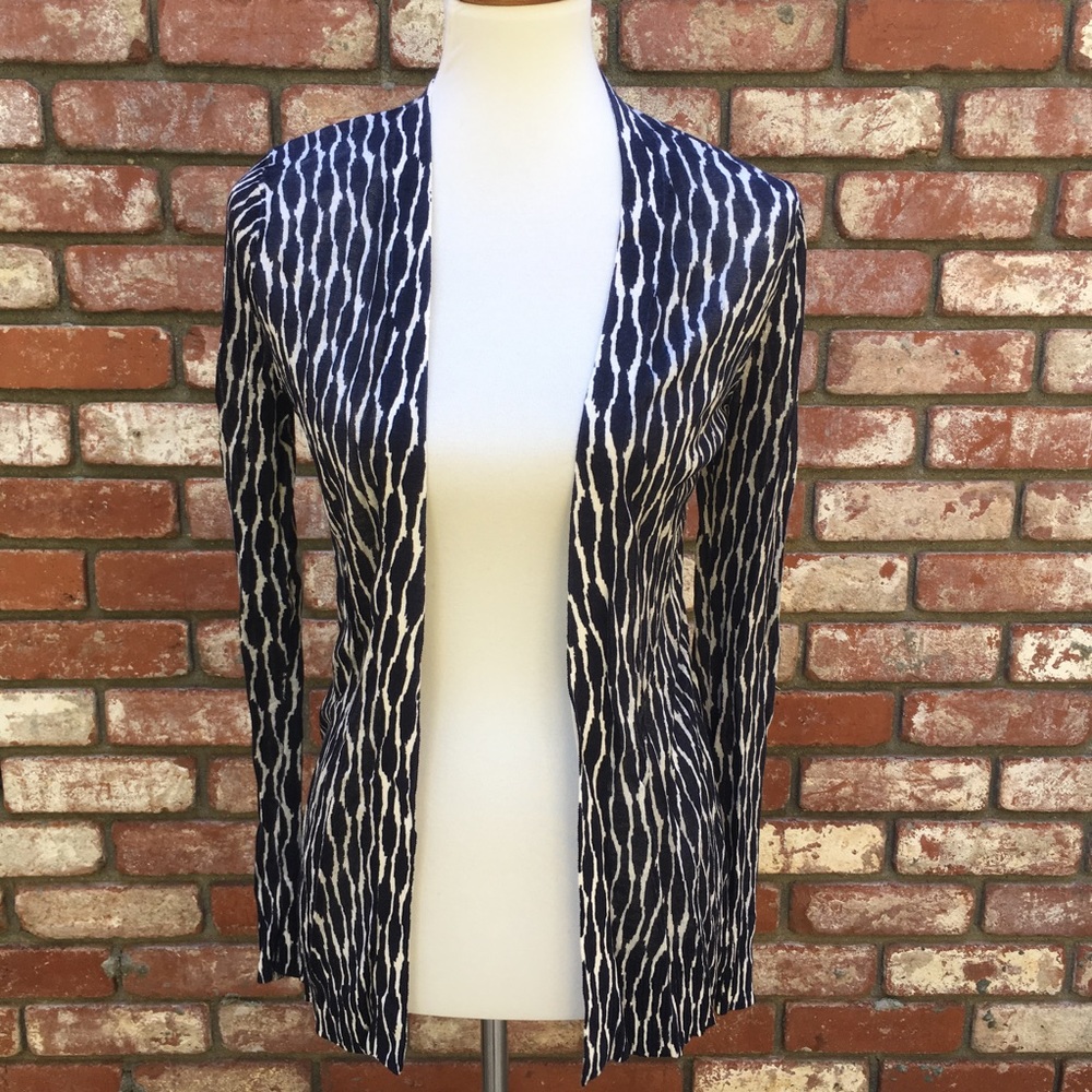 !SOLD! LOFT Animal Print Open Cardigan