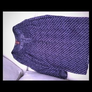 Purple silk shirt size small