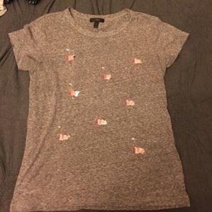 Flamingo beaded Tshirt