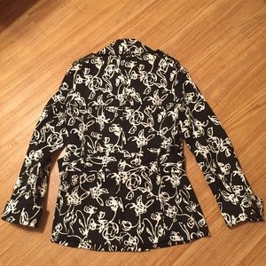 ❤️SALE❤️Lapis Black & White Print Jacket