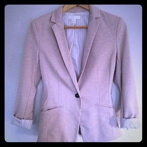 Fitted Blush Blazer Jacket from H&M