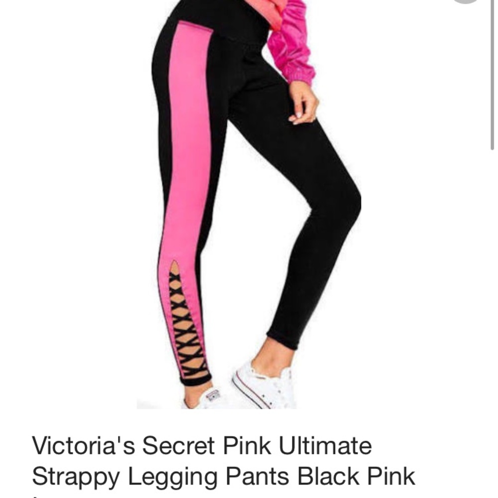 Victoria Secret Ultimate Leggings ALL BLACK RARE