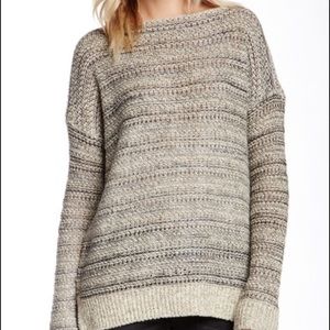 Vince Drop-Shoulder Boatneck Sweater L
