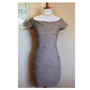 Off the shoulder fitted dress