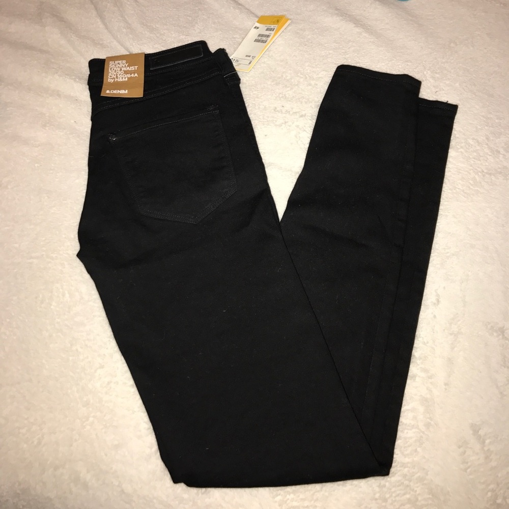 Super skinny low waist jeans