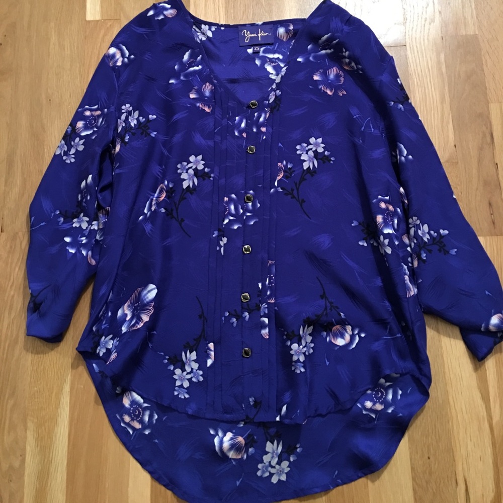 Yumi Kim Floral Silk Top