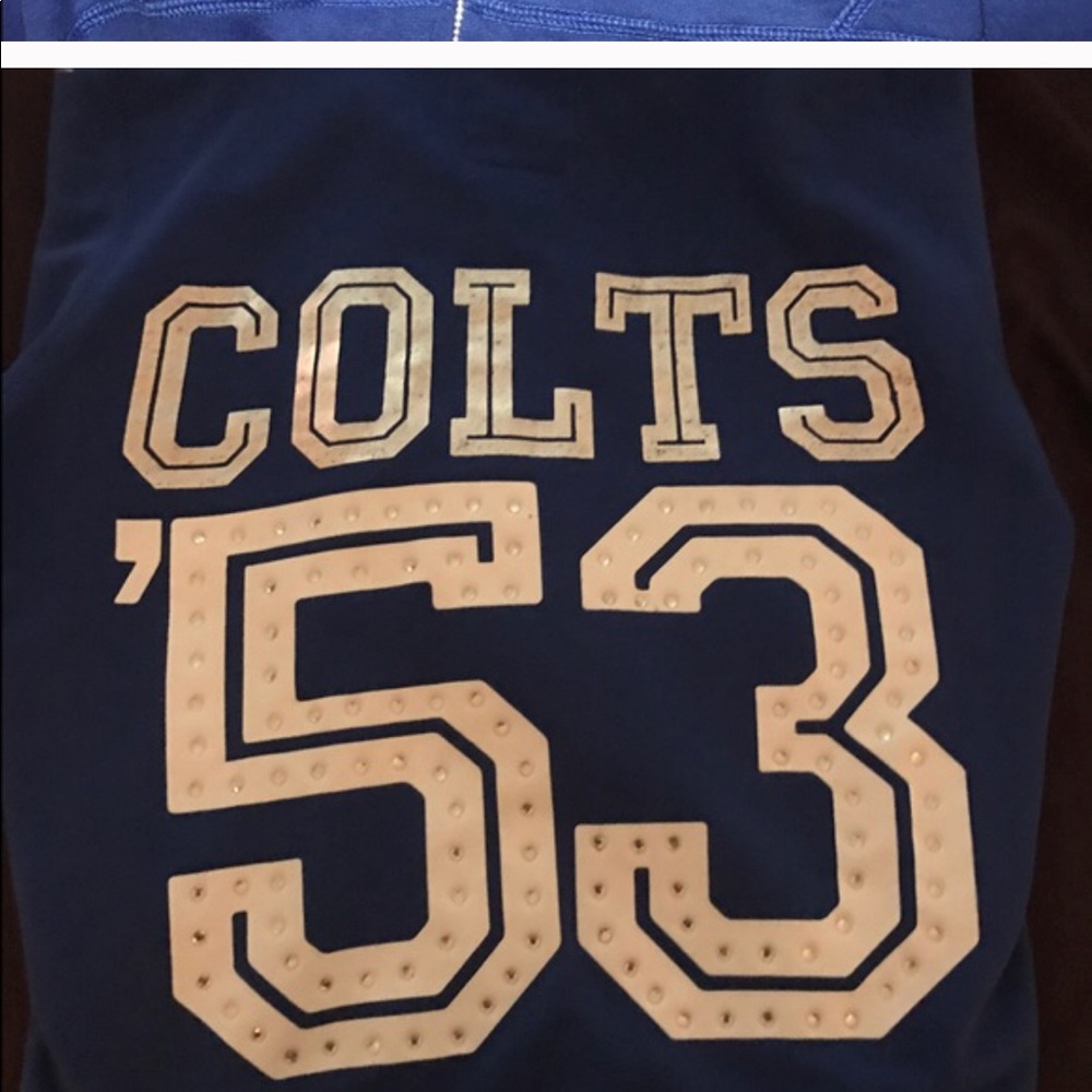Pink Victoria Secret Indianapolis Colts zip up