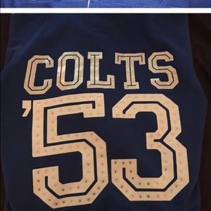 Pink Victoria Secret Indianapolis Colts zip up