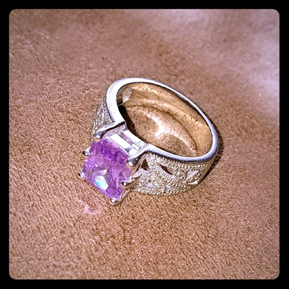 Purple Gem stone Ring