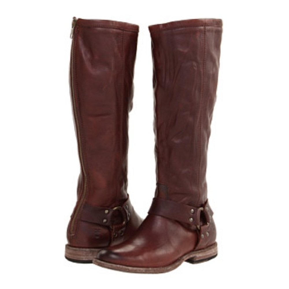 Frye Phillip Harness Tall Boots