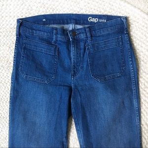 Gap 1969 70s style wide flare leg jeans 🍂