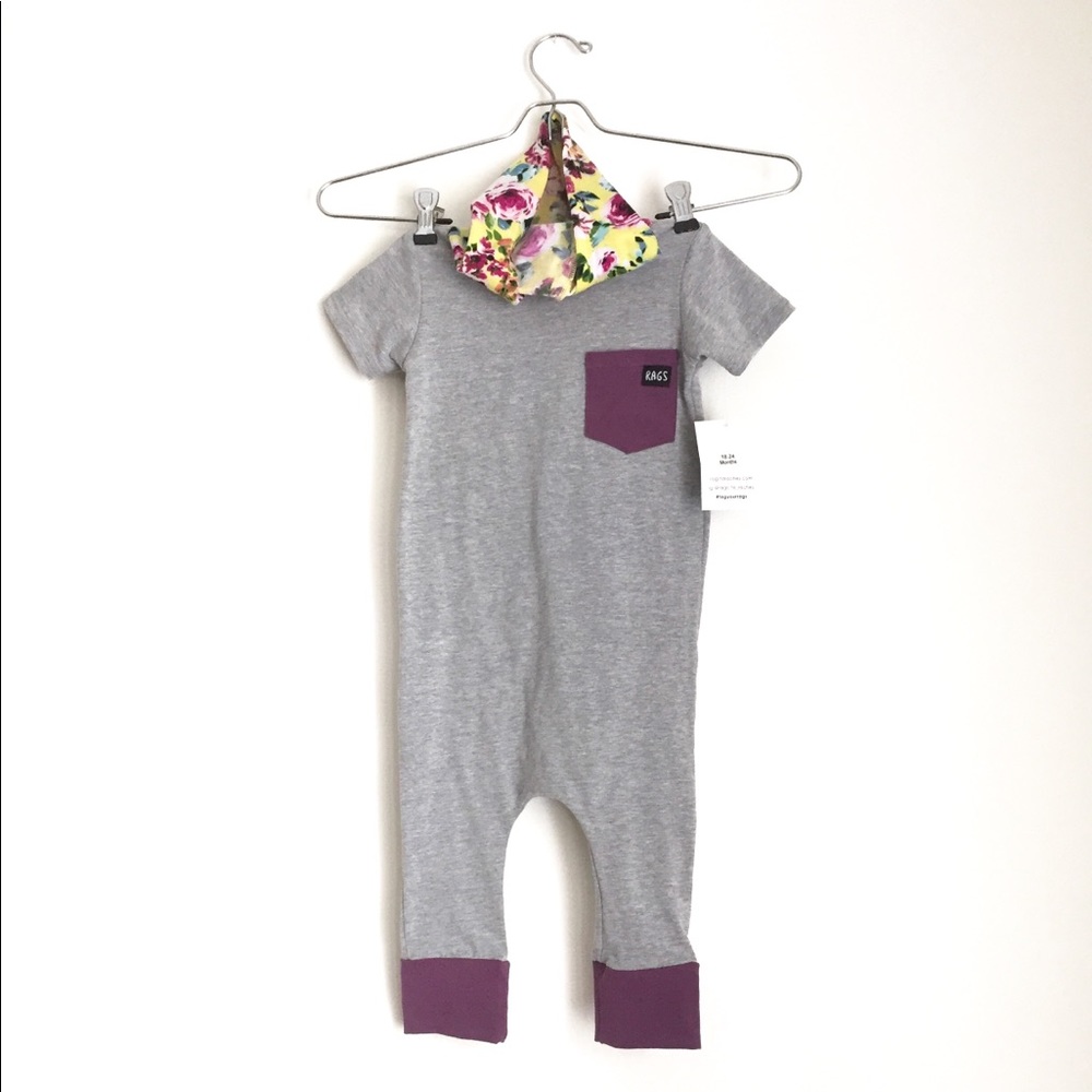 Floral hood Rags to Raches