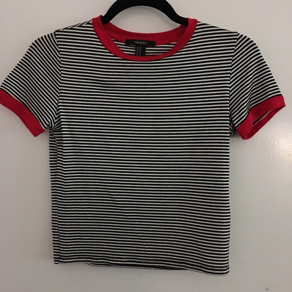 STRIPED CROP TOP