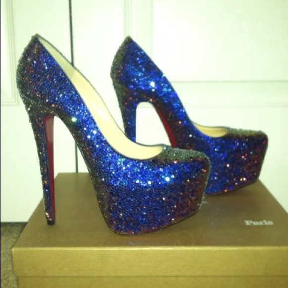 Christian Louboutin Swarovski Crystals DAFFODILE - Picture 3 of 8