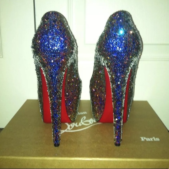 Christian Louboutin Swarovski Crystals DAFFODILE - Picture 6 of 8