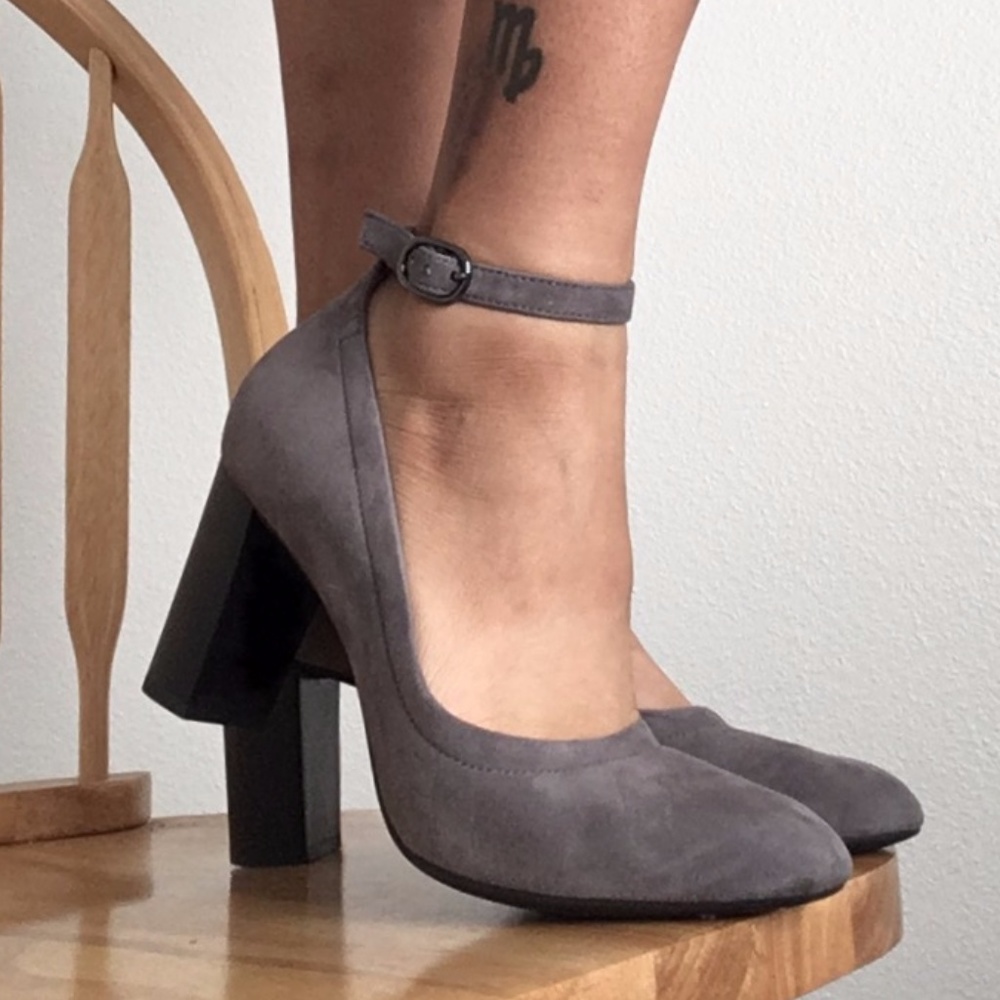 Grey Heels (Clarks, Chryssa Jana)