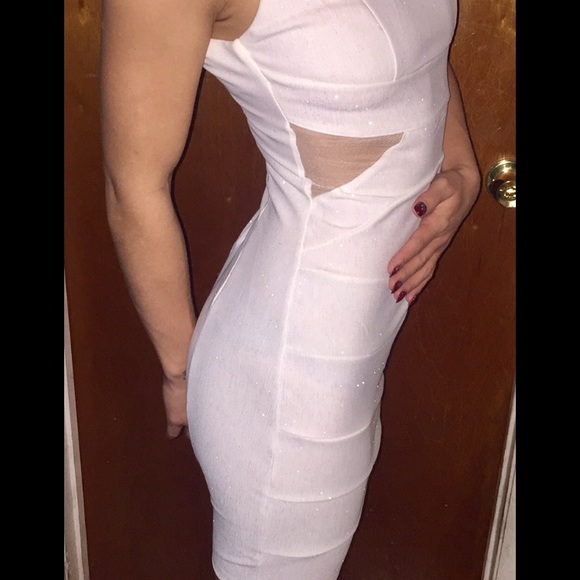 White Sparkly Dress - Picture 2 of 4