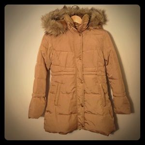 Steve Madden: Down Jacket w/ detachable furry hood