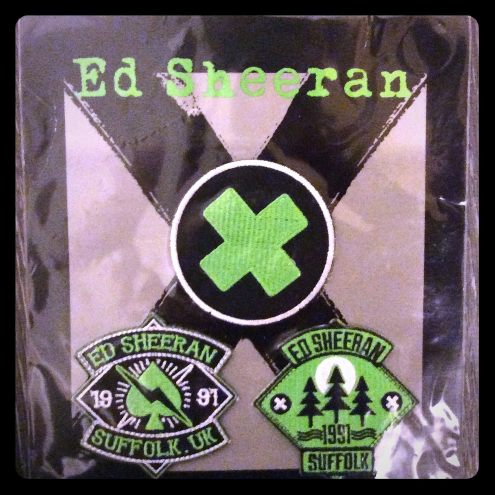 LIMITED EDITION ED SHEERAN PATCHES
