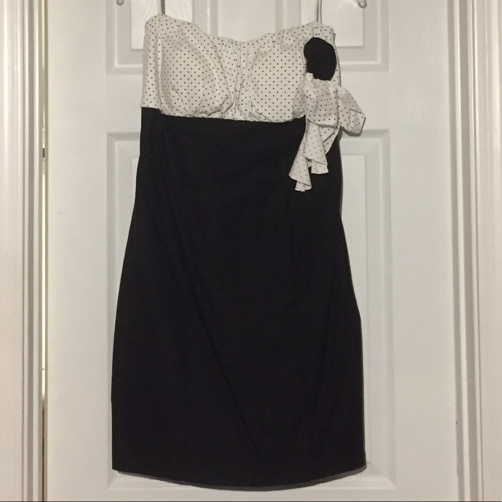 ❤️ Black and white polka dot top dress❤️